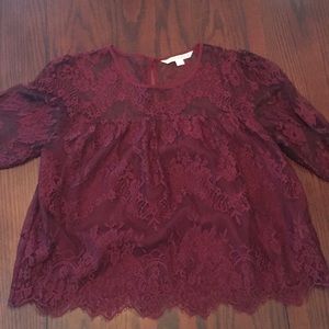 Hippie Laundry maroon top